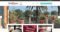 Desktop Screenshot of hotelmiramarenoli.it